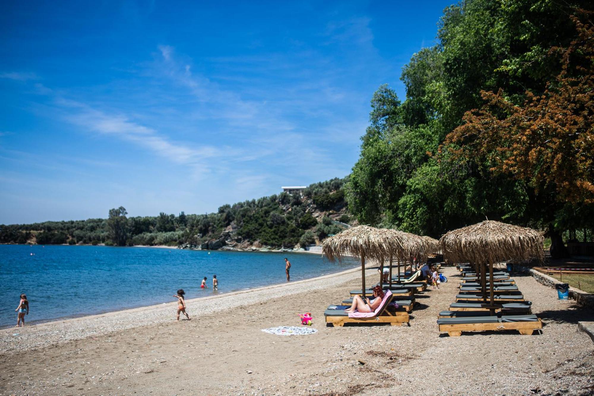 Kalifteri Beach House Áfissos Esterno foto